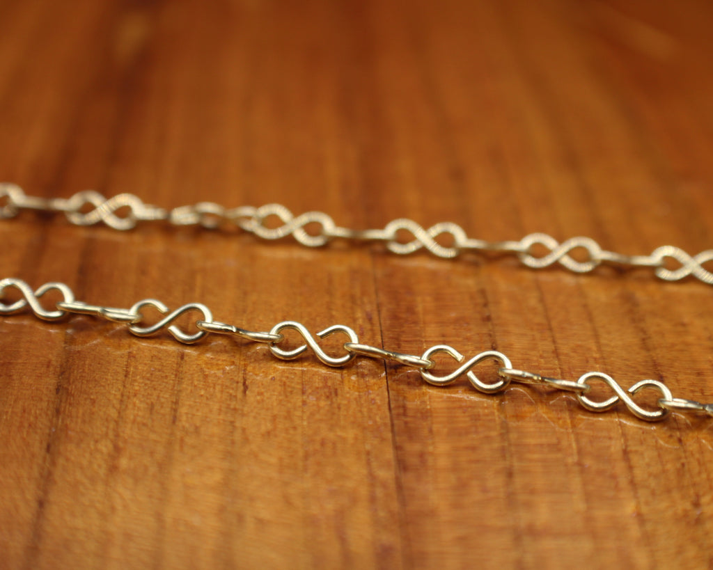 Handcrafted Carnelian Necklace with Brass Infinity Chain, 18"