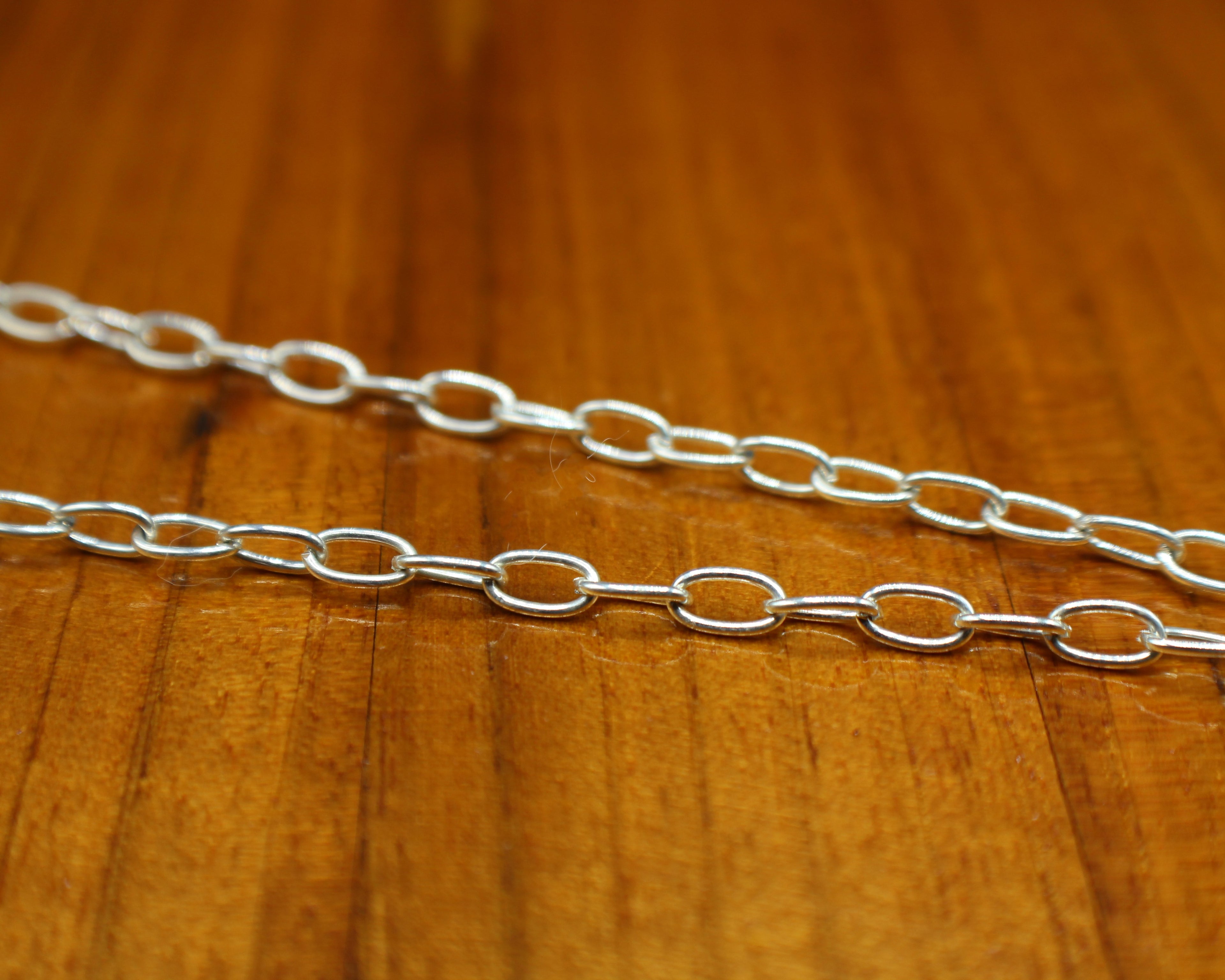 Handcrafted Silver Plated Beaded Pendant Necklace with Cable Chain, 24"